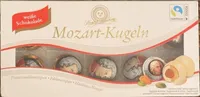 Mozart-Kugeln weiße Schokolade