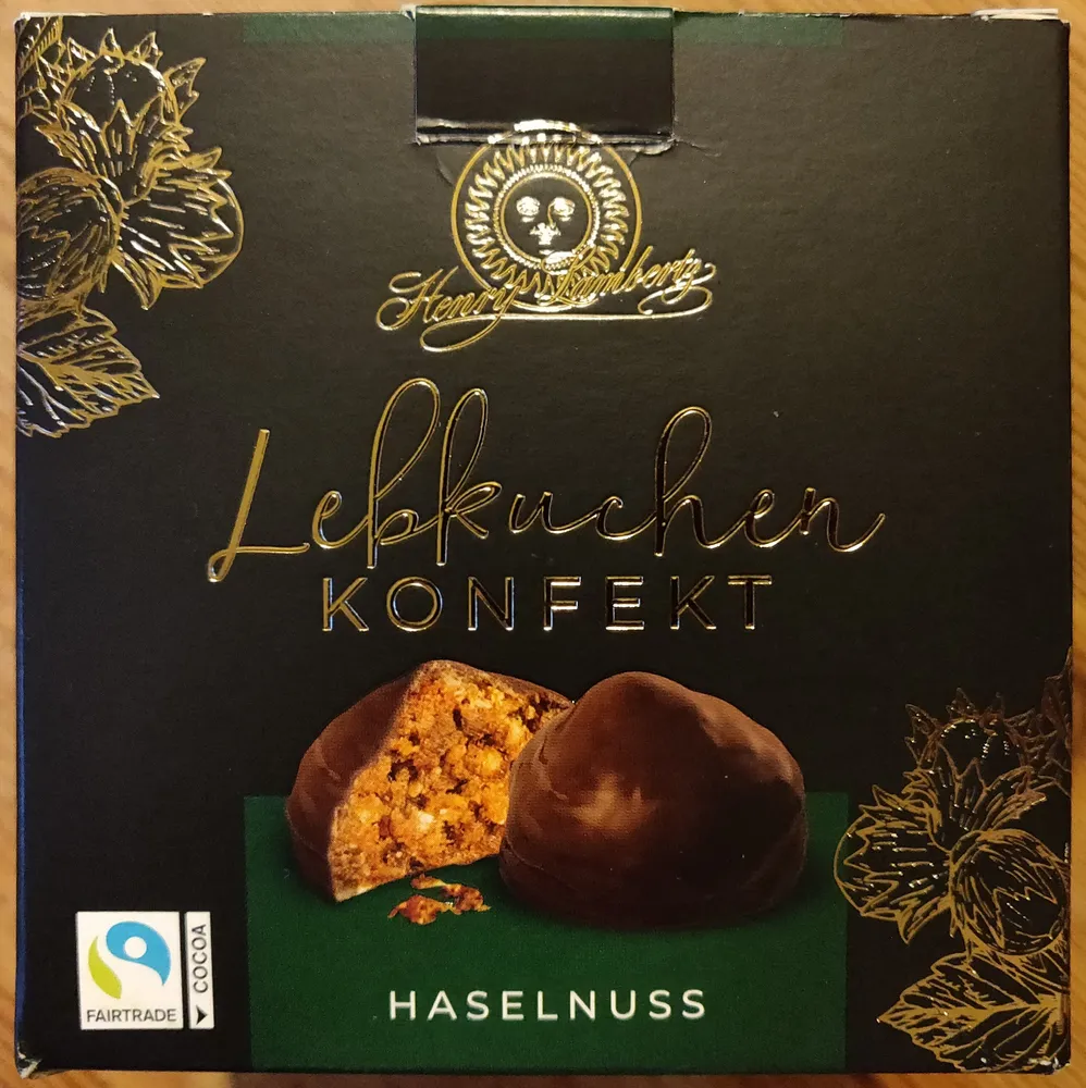 Lebkuchen Konfekt Haselnuss