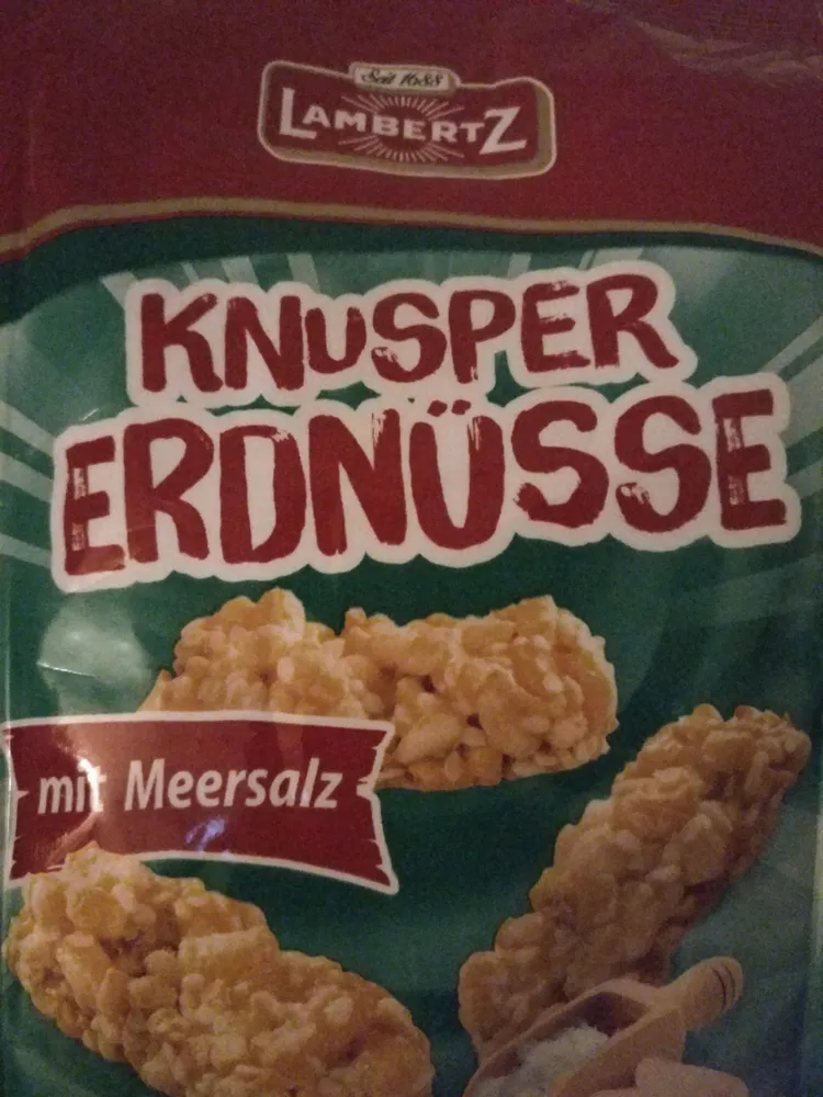 Knuspern Erdnüsse
