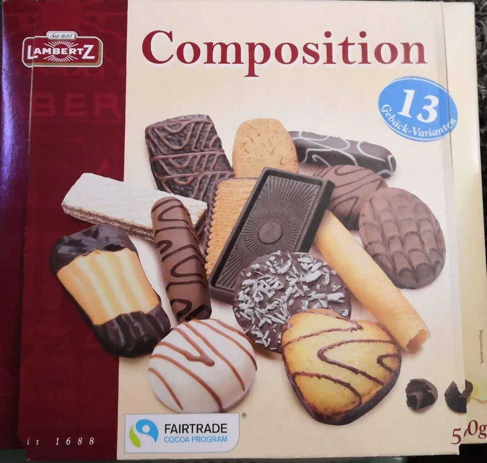 Composition de biscuits