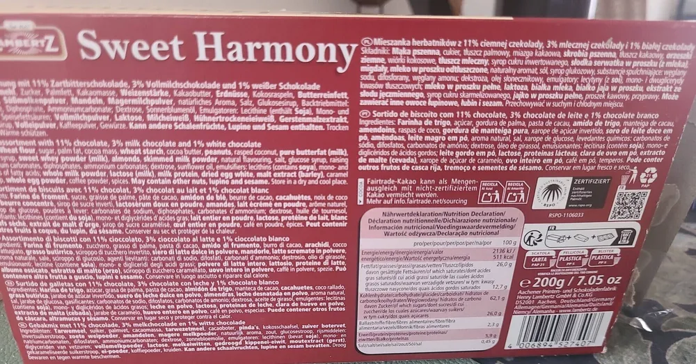 Sweet harmony