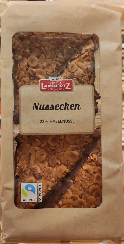 Nussecken 22% Haselnüsse