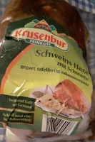Schweins-Haxe mit Schwarte gegart
