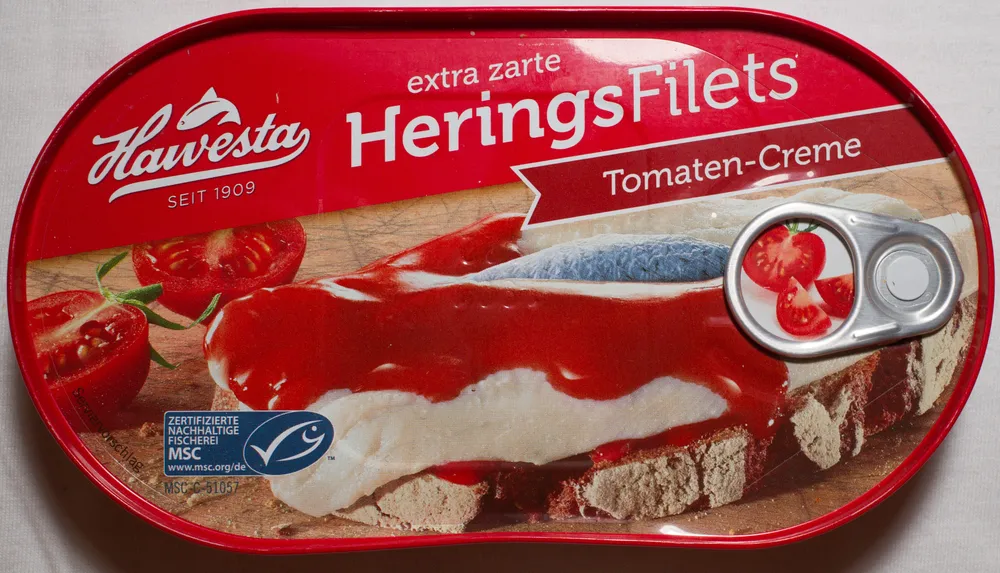 Heringsfilets Tomaten-Creme