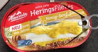 Heringsfilet in Honig-Senf Sauce