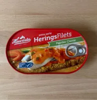 Heringsfilets - Paprika-Creme