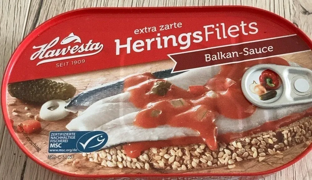 Heringsfilets Balkan-Sauce