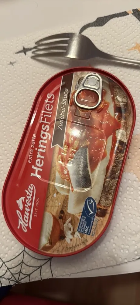 HeringsFilets Zwiebel Sauce