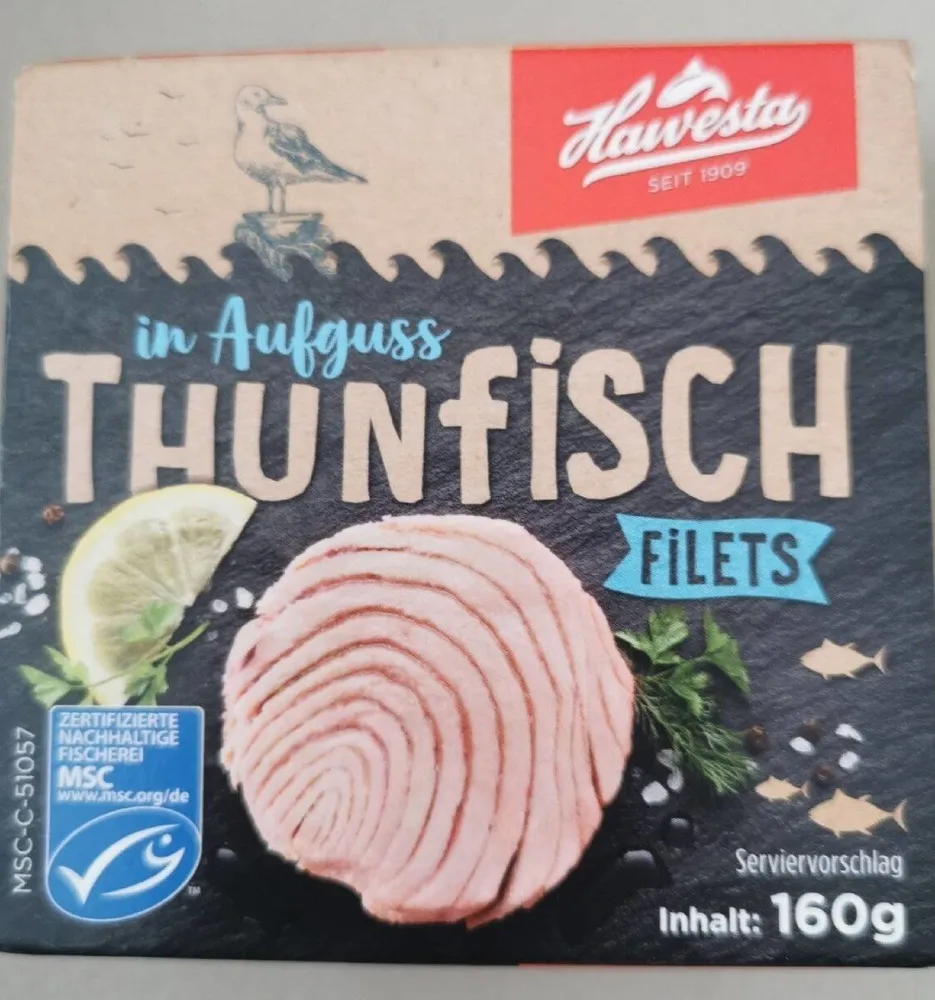 Thunfisch-Filet im eigenen Saft