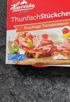 Thunfisch-Stückchen in fruchtiger Tomatensauce