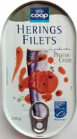 Heringsfilets in pikanter Pfeffer-Creme