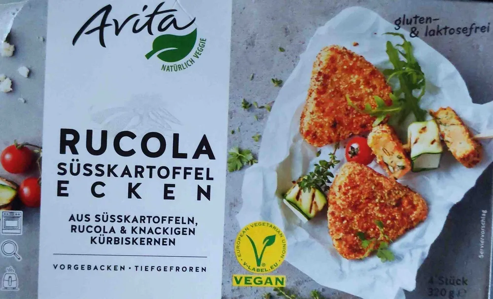Rucola Süßkartoffel Ecken