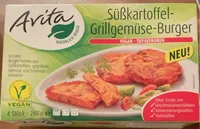 Süßkartoffel-Grillgemüse-Burger