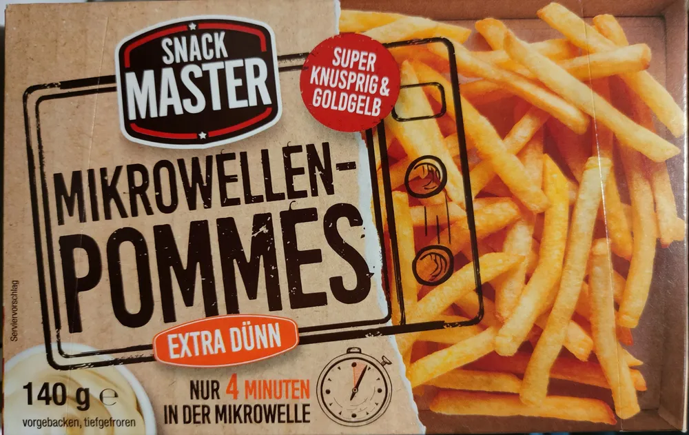 Mikrowellen-Pommes - Extra dünn