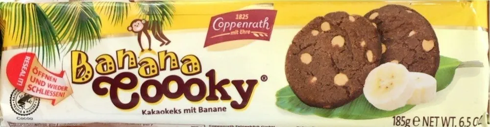 Banana Cooky Kakaokeks mit Banane