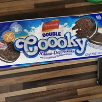 DOUBLE COOKY Kakao-Doppelkeks mit Cremefüllung Vanillegeschmack