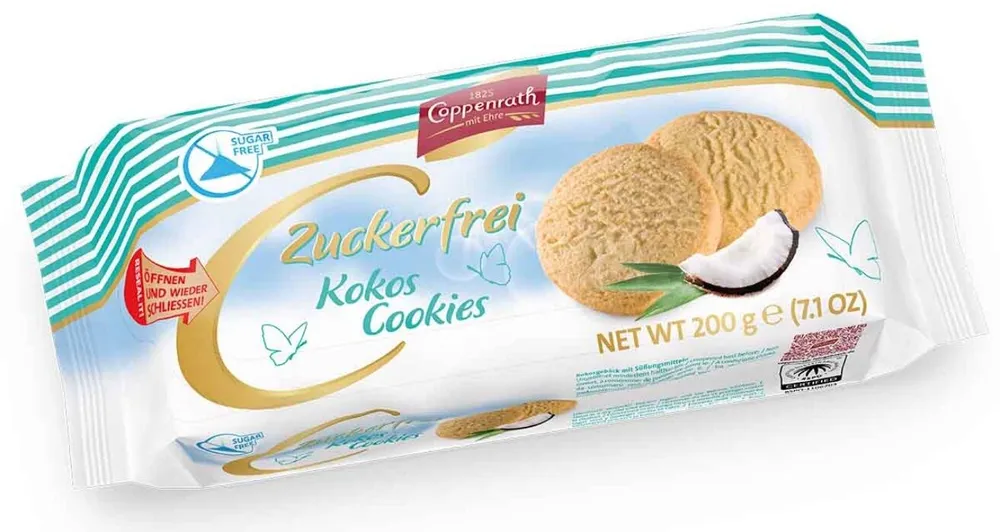 Zuckerfrei Kokos Cookies