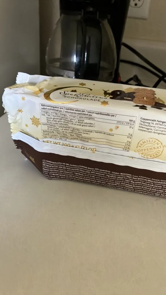Cookie Spekulatius Schokolade