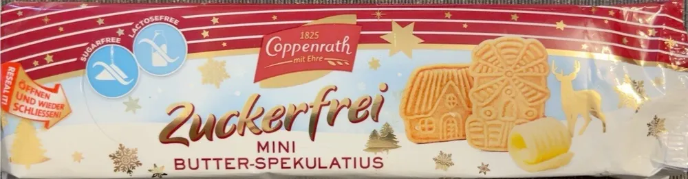 Zuckerfrei Mini Butter-Spekulatius
