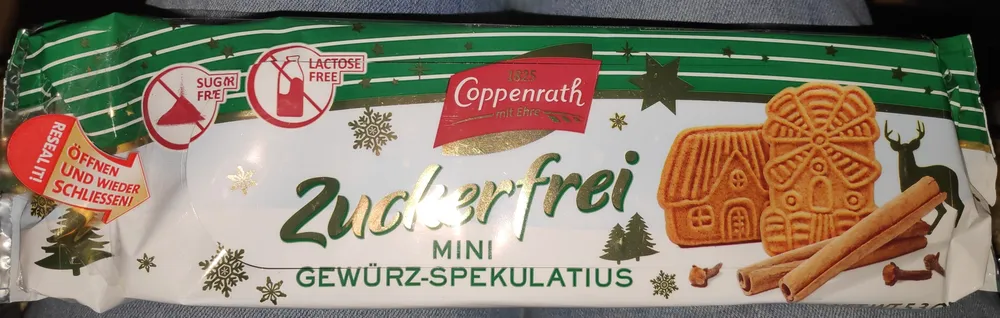 Mini Gewürz-Spekulatius zuckerfrei