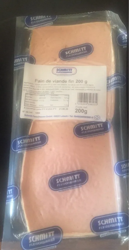 Pain de viande fin