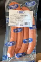 Saucisses rouges à griller