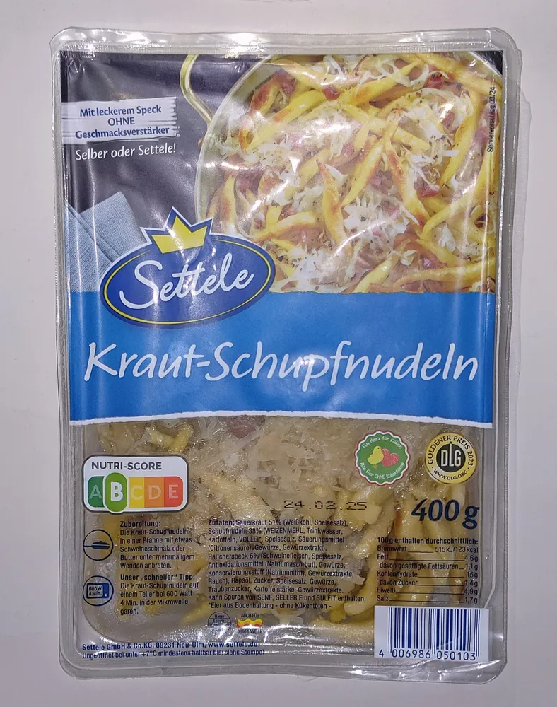 Kraut-Schupfnudeln