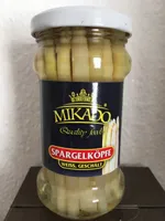 Spargelköpfe, Weiss, Geschält