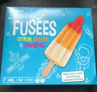 Glace à l'eau fusée