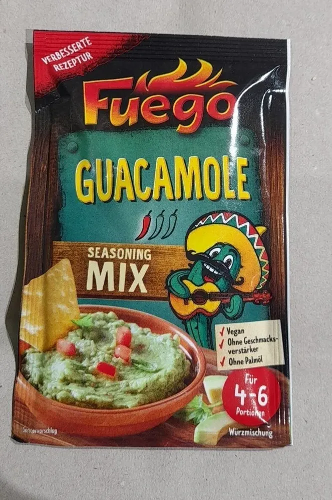 Guacamole seasoning mix
