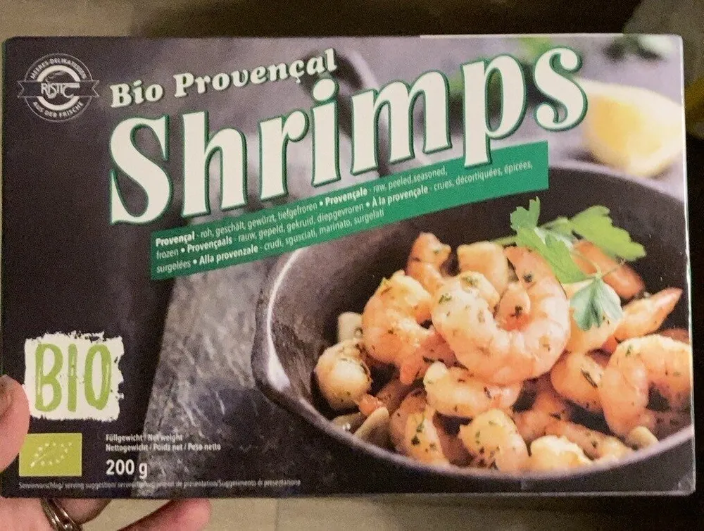Bio provencal shrimps