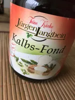 EDEKA Jürgen Langbein Feine Küche Kalbs Fond für Saucen und Suppen 500ml 1.99€ 1l 3.98€