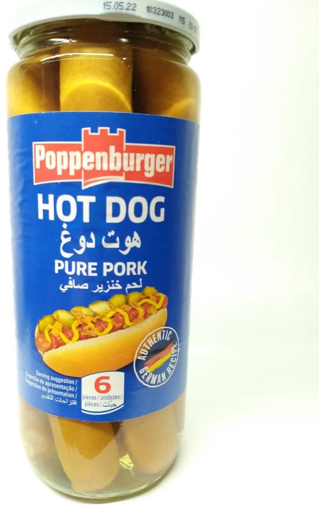 Poppenburger Hot Dog Pure Pork