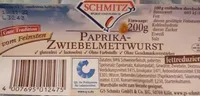 Paprika-Zwiebelmettwurst