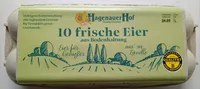 10 frische Eier aus Bodenhaltung