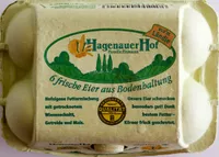 6 frische Eier aus Bodenhaltung