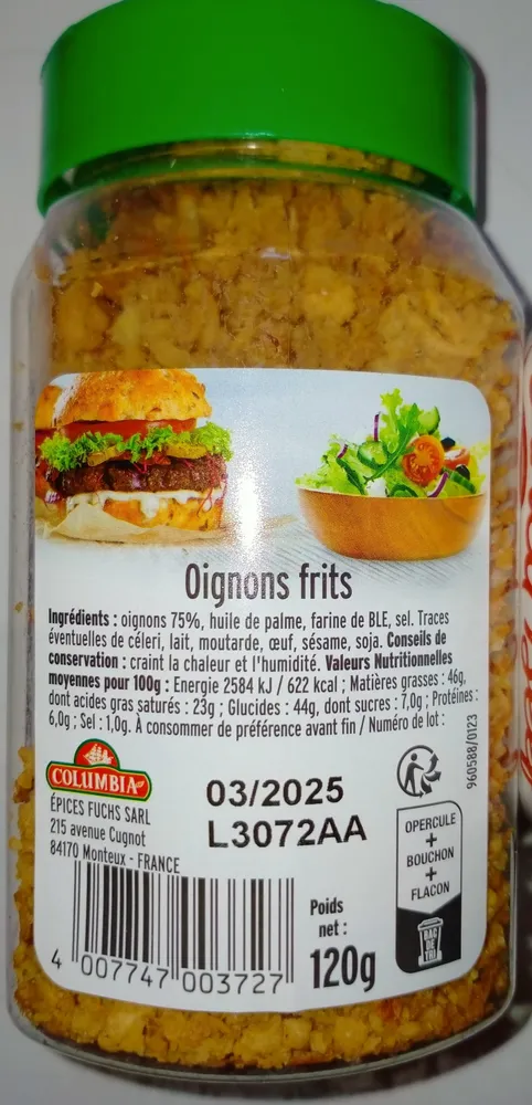 Oignons frits