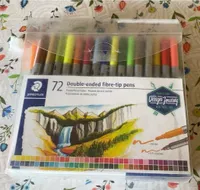 72 Double-ended fibre-tip pens