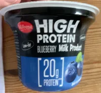 High protein milk product blueberry
