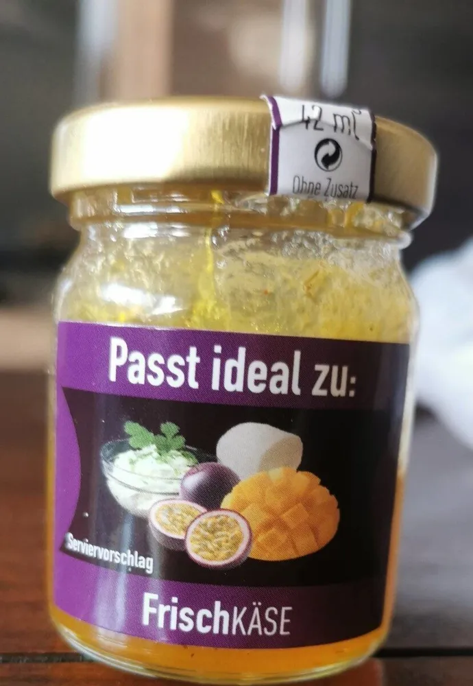 Mango Senfsauce mit Maracuja