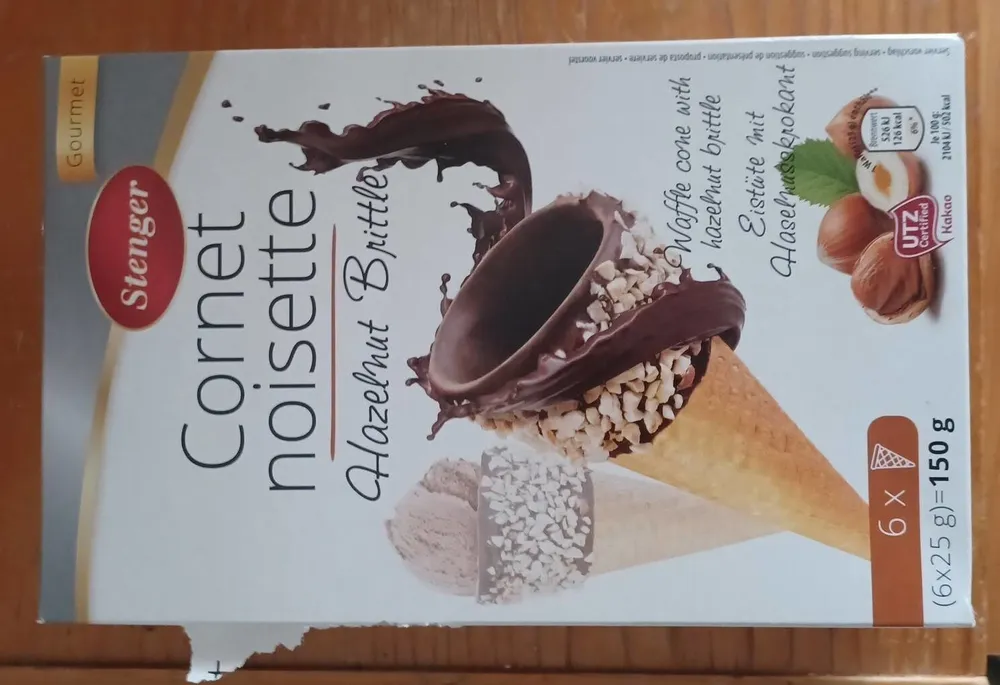 Cornet noisette Hazelnut Brittle imp