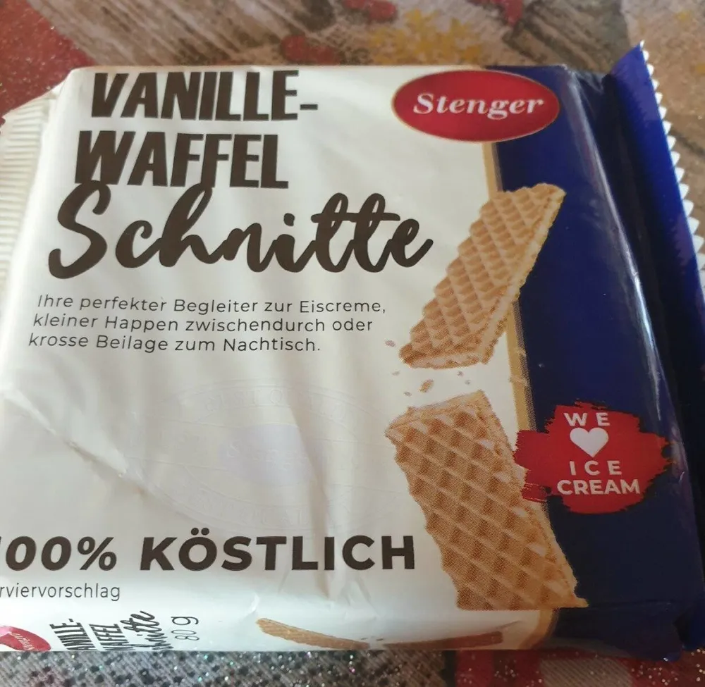 Cialde gelato vanille -waffel