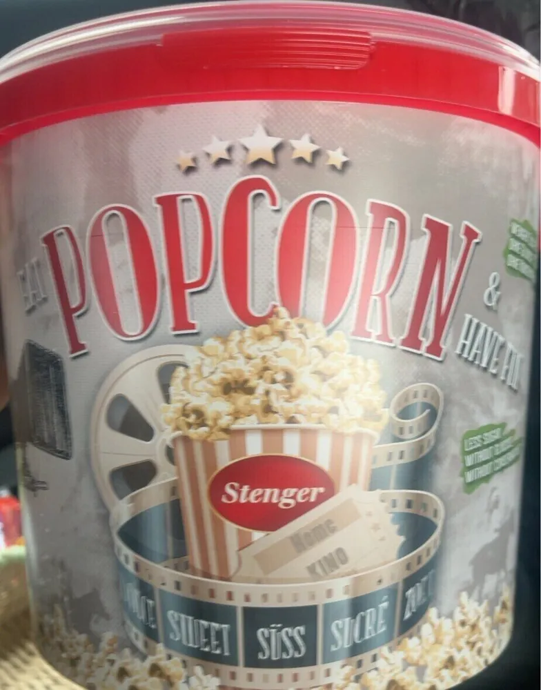 Pop corn sucre