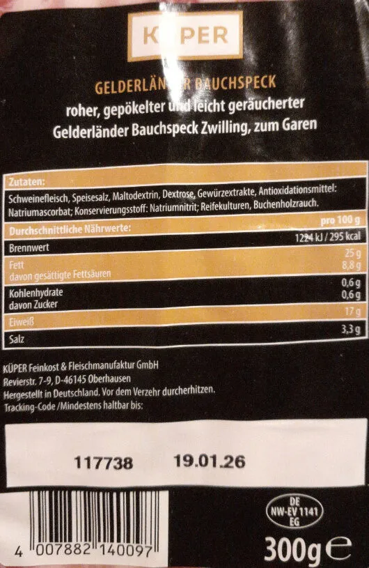 Gelderländer Bauchspeck