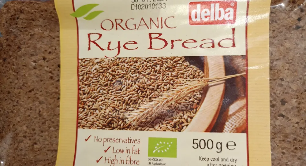 Delba Organic Rye Bread imp