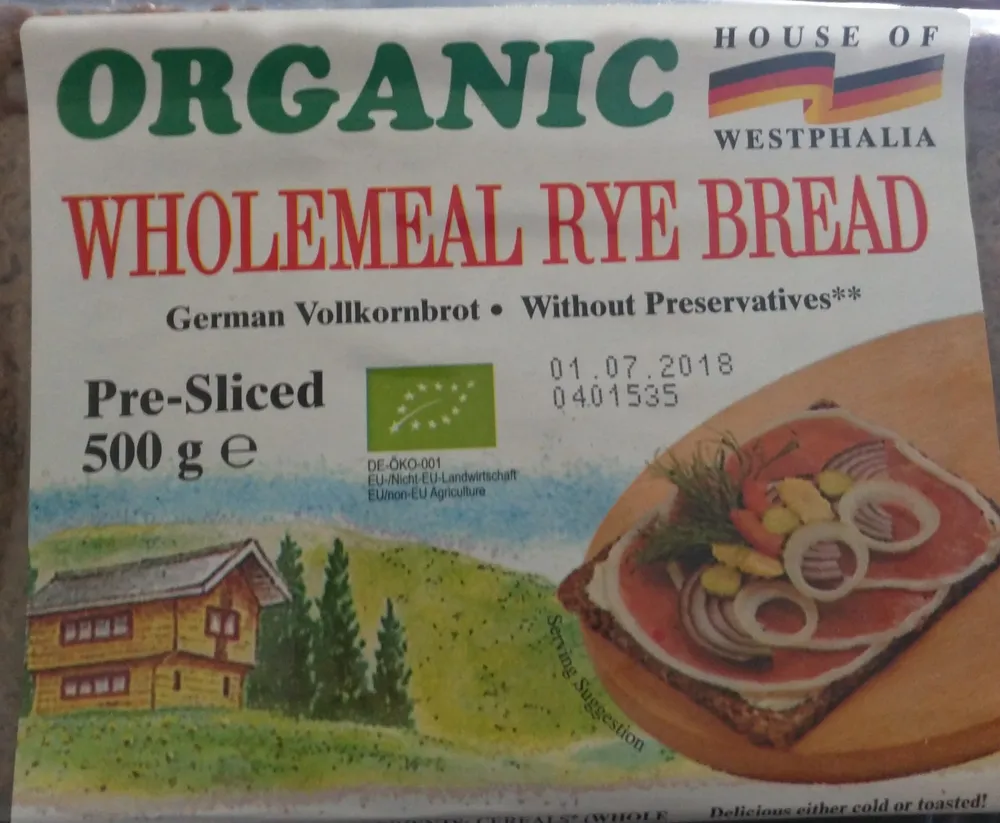 Wholemeal Rye Bread