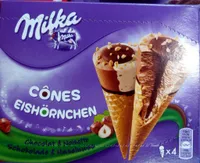 Cônes chocolat & noisette