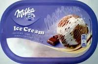 Glace chocolat-vanille Milka