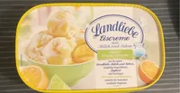Eiscreme Joghurt Zitrone Limette