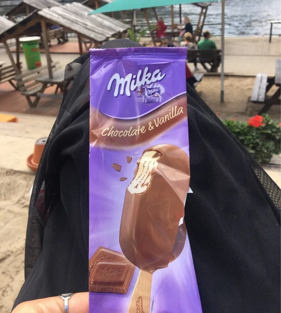glace milka chocolat&vanille